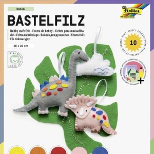 Bastelfilz, 20x30cm, sortiert FOLIA 520409