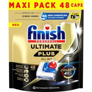 finish Calgonit Powerball Ultimate Plus All-in-1 Maxipack Regular Spülmaschinentabs 48 St.