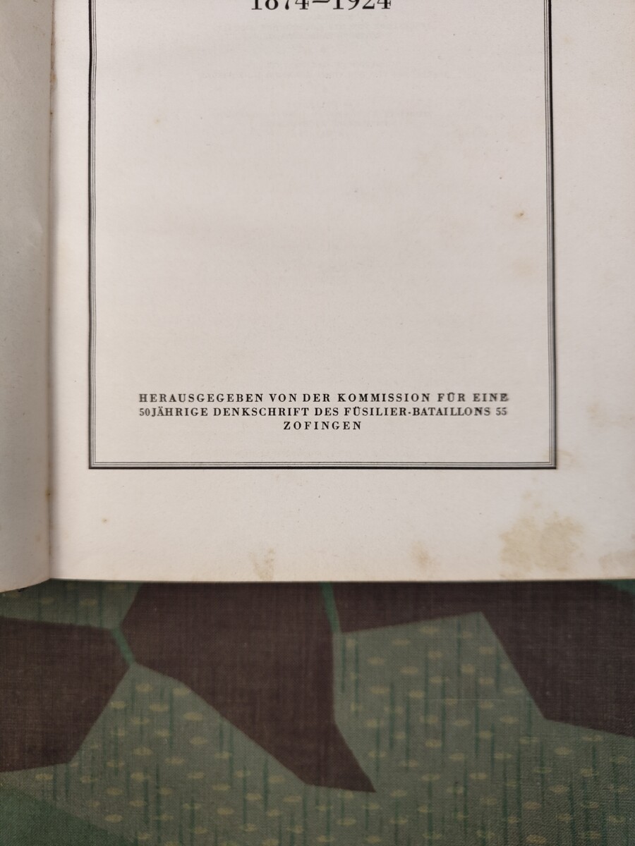 DENKSCHRIFT ZUM 50 JÄHRIGEN BESTEHEN DES FÜSILIER-BATAILLONS 55 1874-1924 – Bild 3