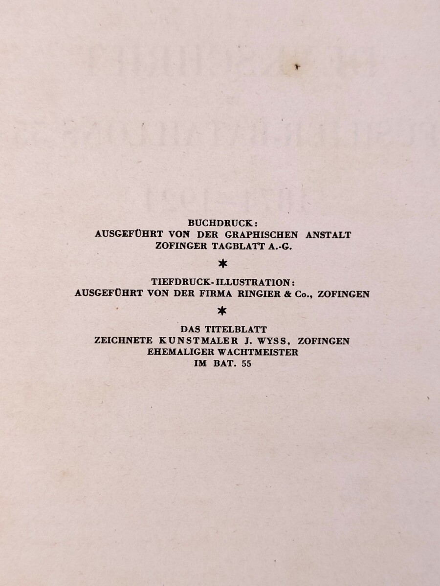 DENKSCHRIFT ZUM 50 JÄHRIGEN BESTEHEN DES FÜSILIER-BATAILLONS 55 1874-1924 – Bild 4
