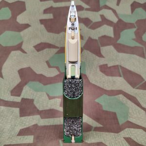 30 x 170 mm Sprenggranate mit Leuchtspur und Kopfzünder, Schnittmodell