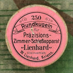 Munitionsschachtel Lienhard Rundkugeln, 250 Patronen