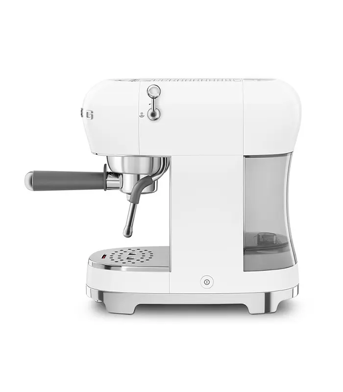 Smeg Manuelle Espressomaschine 50’s Style, Glänzend Weiß – ECF02WHEU – Bild 4