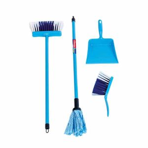 Vileda 6796 Kinder-Putzset Wischmoppset blau , 4 St.