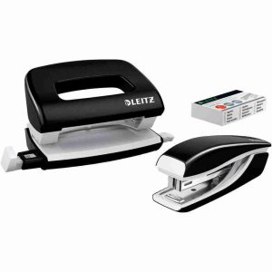 LEITZ Locher und Heftgeräte Set 3-teilig